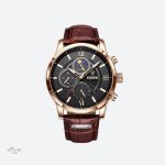 Montre homme cuir quartz étanche style casual