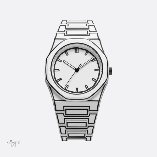 Montre homme quartz minimaliste au design épuré