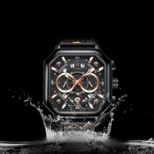 Accessoire homme, montre quartz, style décontracté