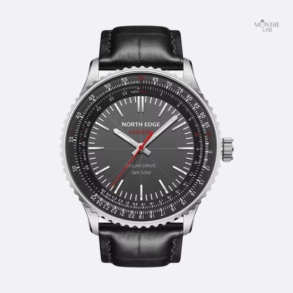 Montre Solaire Homme Aviateur Chronographe