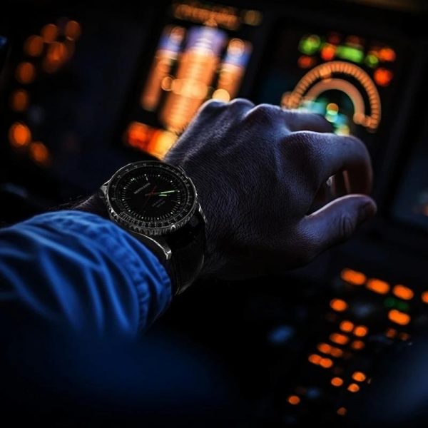 Accessoire Aviateur Solaire, montre pour homme élégante