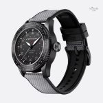 Montre aviateur solaire avec cadran de 43 mm