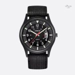 Montre Vintage Homme avec bracelet nylon durable et léger