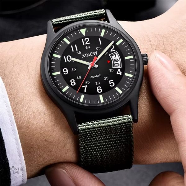 Accessoire vintage homme, montre quartz 41mm pratique