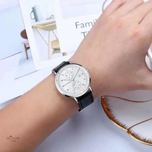 Montre raffinée avec un bracelet haut de gamme