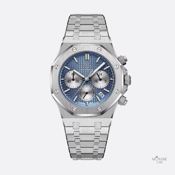 Chronographe homme avec cadran texturé raffiné