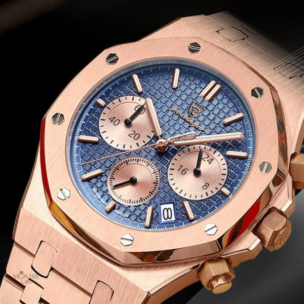 Design contemporain pour montre luxe homme