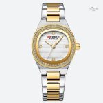 Montre luxe femme bicolore étanche élégante