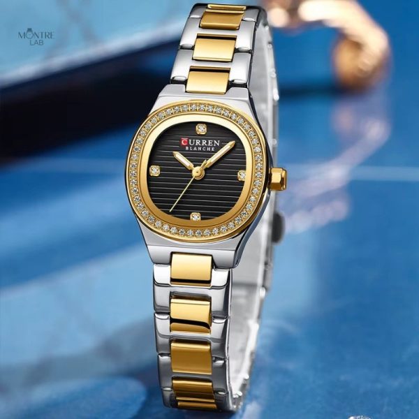 Élégante montre étanche pour femme, luxe et confort