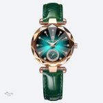 Montre luxe femme avec diamant facetté