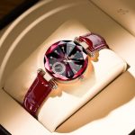 Montre raffinée avec détails en diamant