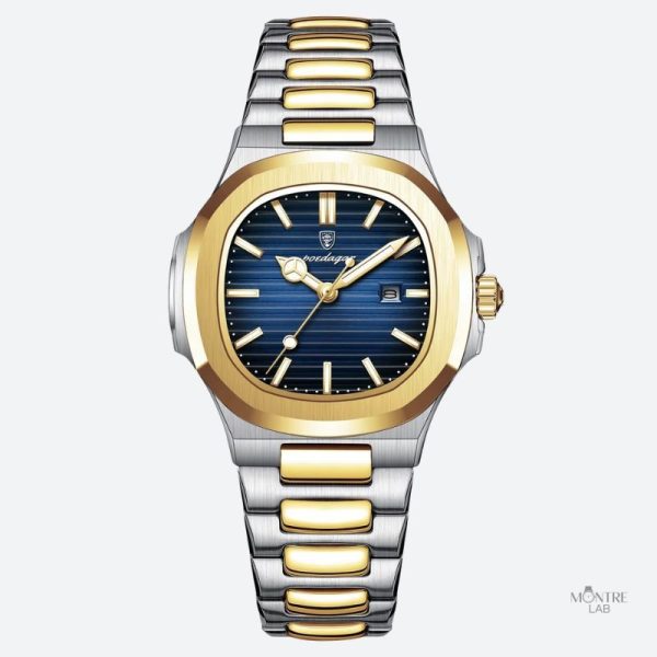 Montre en métal femme, luxe et élégance
