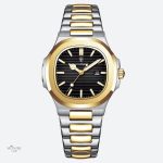 Montre femme, métal bicolore, idéal pour toutes occasions