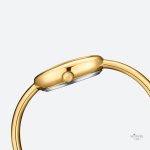 Bijou horloger doré, montre luxe pour femme moderne