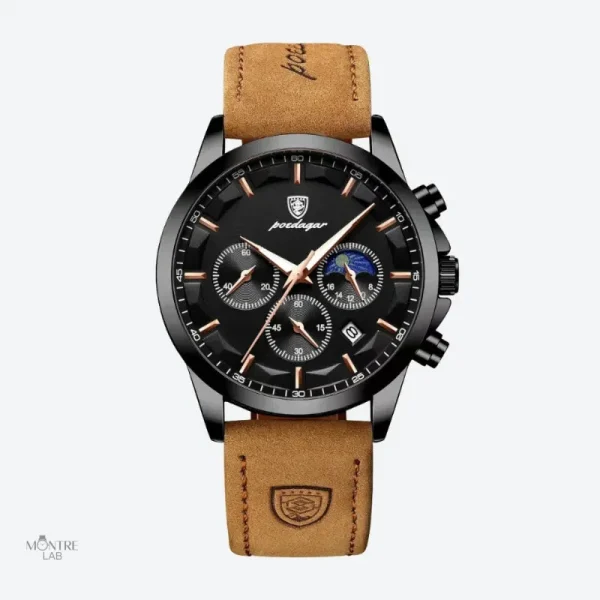 Montre homme avec fonction chronographe pratique