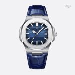 Montre Luxe Homme Style Nautilus avec Bracelet en Cuir