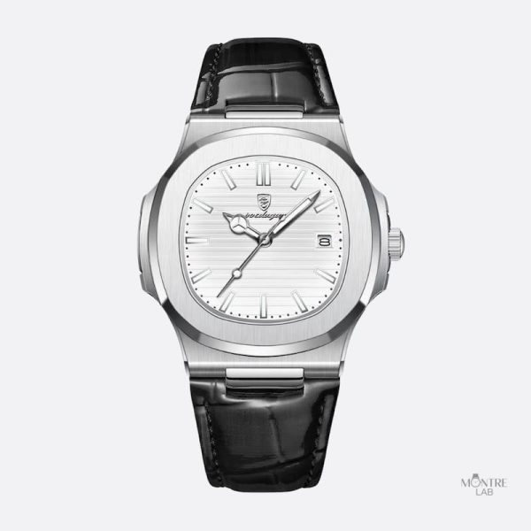 Bracelet cuir de luxe pour montre homme, style nautique