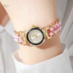 Montre Mode Femme avec Style Bracelet Tressé