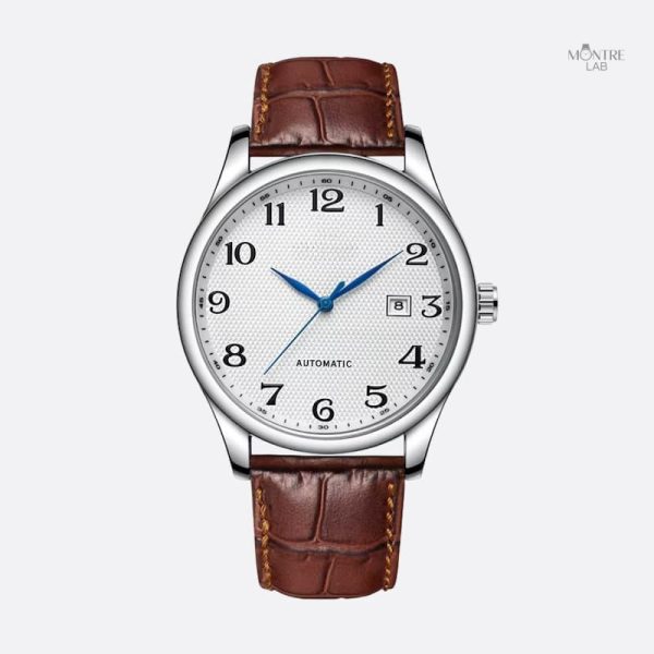 montre-mecanique-automatique-homme-bracelet-cuir-1 Montre automatique homme bracelet cuir élégant