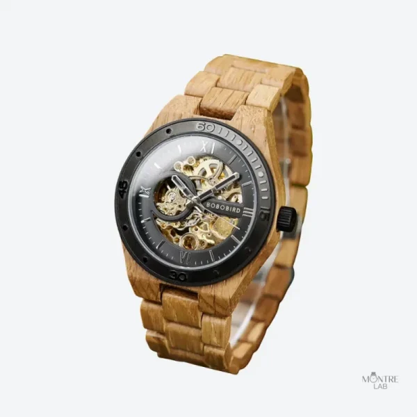 Montre homme en bois, artisanat de qualité