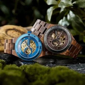 Design naturel de montre mécanique