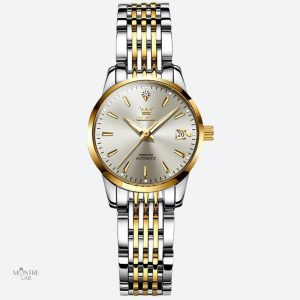 Montre mécanique femme métal étanche