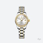 Montre femme mécanique en métal scintillant