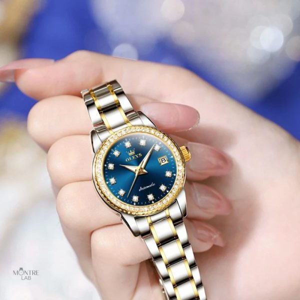 Élégance intemporelle avec cette montre scintillante