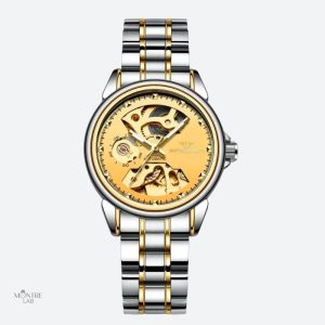 Style sophistiqué de montre squelette pour femme