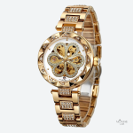 Montre Squelette Femme avec Diamants