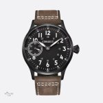 Montre aviateur mécanique homme, remontage manuel