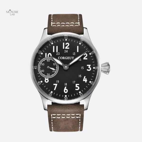 Montre homme style aviateur, design classique