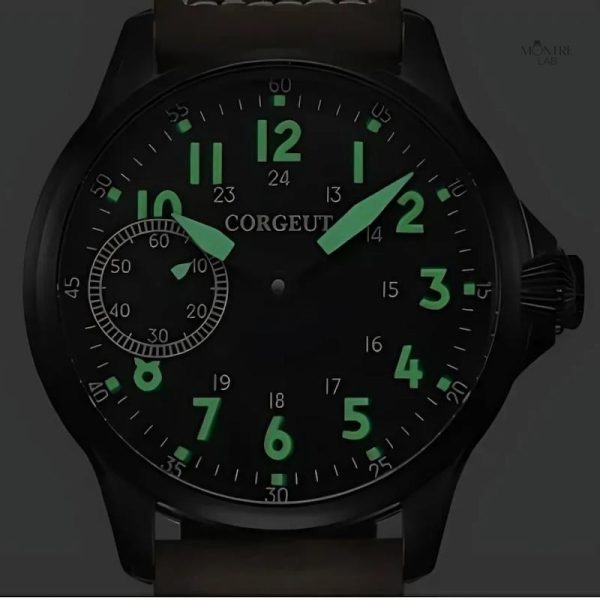 Montre classique homme, mécanique à remontage manuel