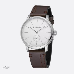 Montre Mécanique Homme Cuir, Remontage Manuel