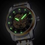 Montre pour homme avec mécanisme à découvert
