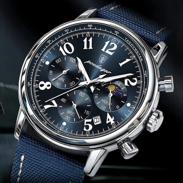 Montre chronographe homme, performance et style militaire