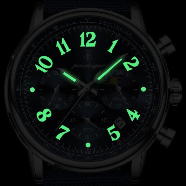 Design pratique et résistant, montre militaire homme