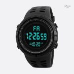 Montre numérique robuste pour homme, style militaire