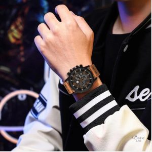Montre pour homme, design militaire, mouvement quartz