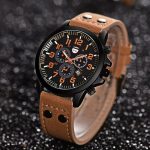 Accessoire militaire pour homme, bracelet en cuir élégant