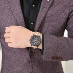 Montre homme robuste, style militaire, mécanisme quartz