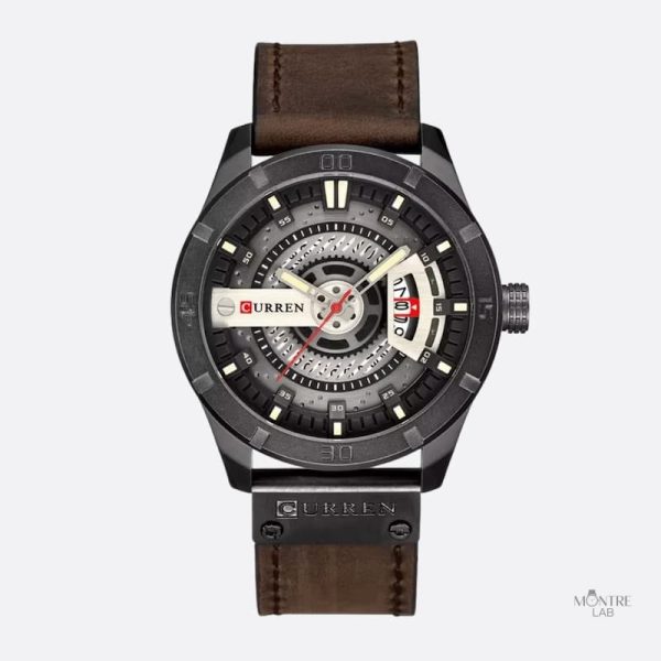 montre-militaire-homme-quartz-etanche-45-mm-avec-bracelet-cuir-1 Montre militaire homme quartz étanche 45 mm