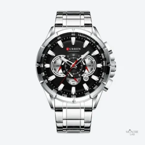 Grande montre chronographe homme à quartz, design sportif