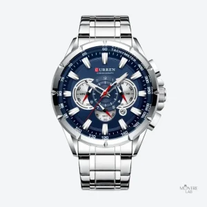 Montre chronographe pour homme, style sportif élégant
