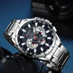 Accessoire masculin, montre sportive avec fonction chronographe