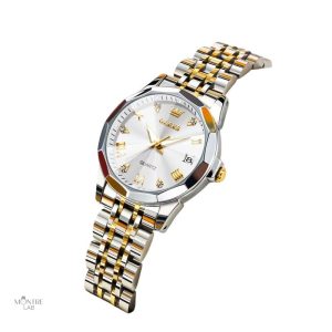 Design moderne, montre métal pour femme