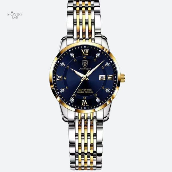 Bijou horloger pour femme avec éclat de diamants synthétiques