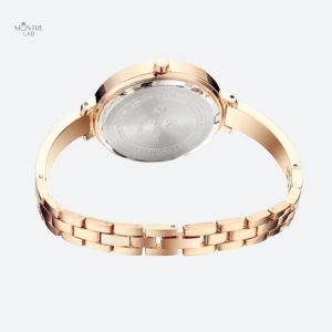 Design sobre et raffiné, montre ronde pour femme