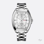 Montre quartz pour homme avec boîtier tonneau