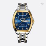 Montre tendance homme, forme tonneau raffinée